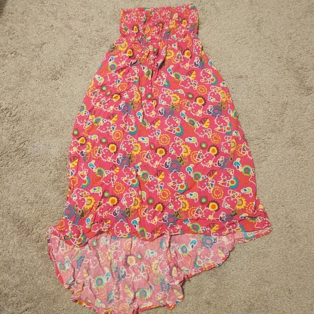 Strapless dress